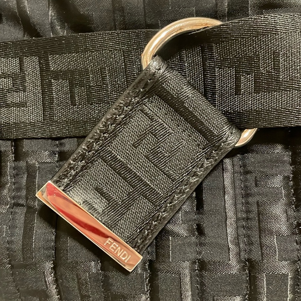 Fendi Black Zucca Tote Bag - Picture 14 of 16